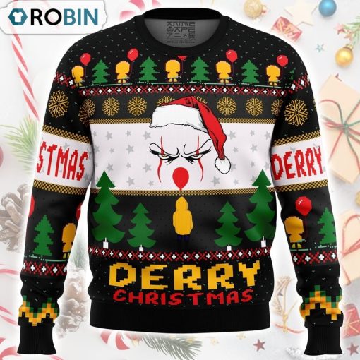 Derry Pennywise Christmas Ugly Christmas Sweater