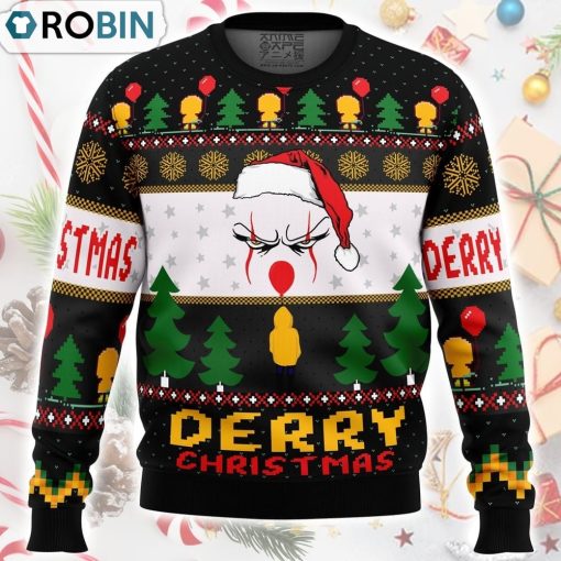 Derry Pennywise Christmas Ugly Christmas Sweater