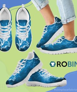 Detroit Lions Thunder Power Breathable Running Sneaker Detroit Lions Thunder Power Breathable Running Sneaker