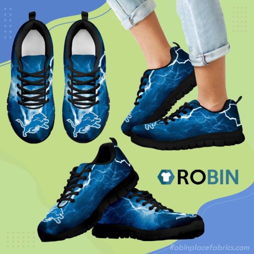 Detroit Lions Thunder Power Breathable Running Sneaker
