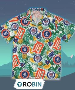 Detroit Tigers Hawaiian Shirt, 3D Printed Aloha Shirt