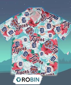 Detroit Tigers Tropical Hawaiian Shirt, 3D Printed Aloha Shirt Detroit Tigers Tropical Hawaiian Shirt, 3D Printed Aloha Shirt