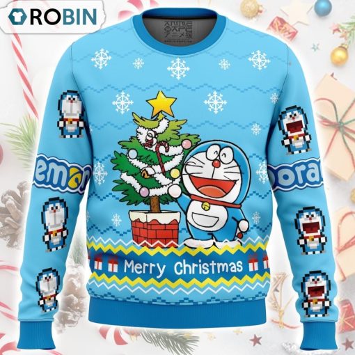 Doraemon Ugly Christmas Sweater