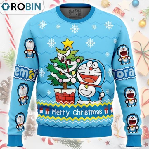 Doraemon Ugly Christmas Sweater