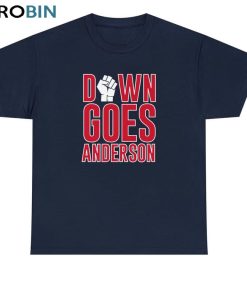 Down Goes Anderson Cleveland Vs Chicago Vintage Sweater Crewneck