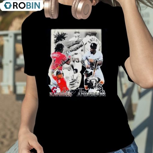 Down Goes Anderson Jose Ramirez Vs Tim Anderson Shirt