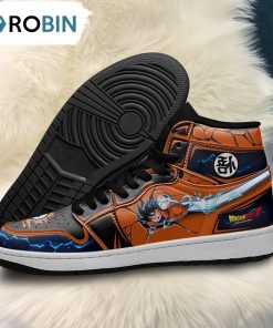 Dragon Ball Goku Jordan 1 High Sneakers, Custom Anime Shoes