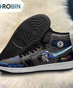 Dragon Ball Vegeta Jordan 1 High Sneakers, Custom Anime Shoes Dragon Ball Vegeta Jordan 1 High Sneakers, Custom Anime Shoes
