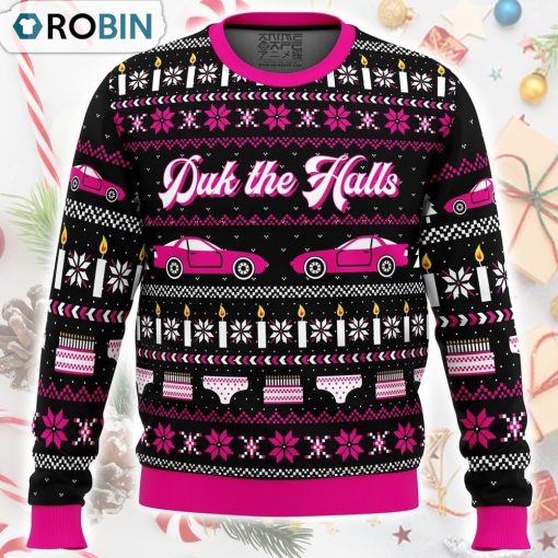 Duk the Halls Sixteen Candles Ugly Christmas Sweater