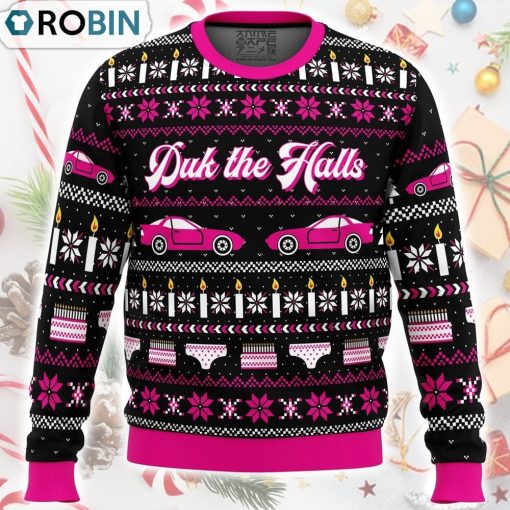 Duk the Halls Sixteen Candles Ugly Christmas Sweater