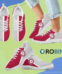 Dynamic Aparted Colours Beautiful Logo Alabama Crimson Tide Breathable Running Sneaker Dynamic Aparted Colours Beautiful Logo Alabama Crimson Tide Breathable Running Sneaker
