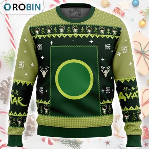 Earthbenders Earth Kingdom Avatar Ugly Christmas Sweater
