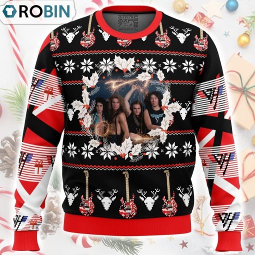 Eddie Van Halen Ugly Christmas Sweater