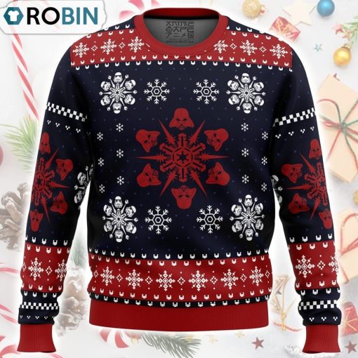 Empire Snowflakes Star Wars Ugly Christmas Sweater