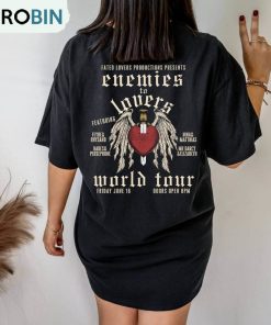 Enemies To Lovers Distressed Band Shirt, Bookish Unisex Shirt