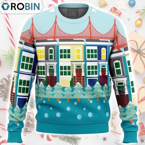 Everywhere Full House Ugly Christmas Sweater