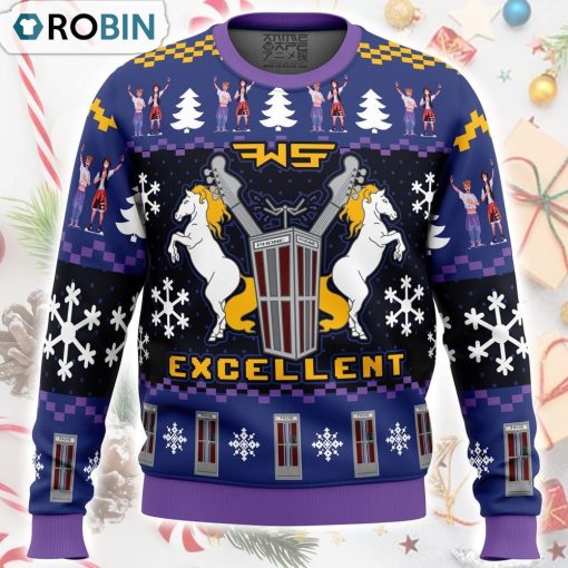 Excellent Bill and Ted Ugly Christmas Sweater