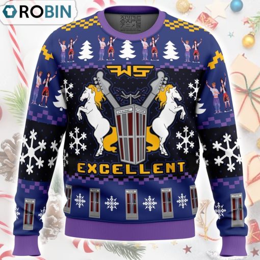 Excellent Bill and Ted Ugly Christmas Sweater