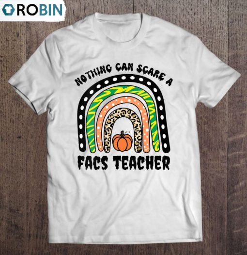 Family And Consumer Science Teacher Facs Groovy Halloween Unisex Shirt