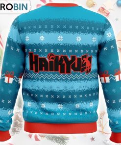 Festive Haikyuu Ugly Christmas Sweater