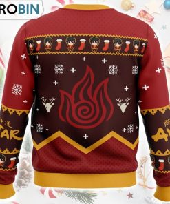 Firebenders Fire Nation Avatar Ugly Christmas Sweater