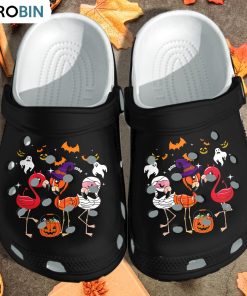 Flamingo Witch Ghost Mummy Cosplay Halloween Crocs Shoes