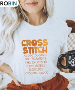 Funny Cross Stitch Shirt, Spooky Season Sweater Unisex Hoodie Funny Cross Stitch Shirt, Spooky Season Sweater Unisex Hoodie