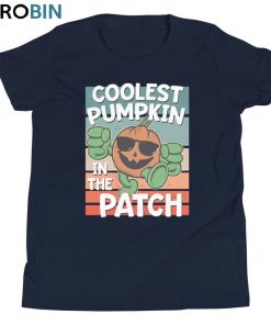 Funny Halloween Shirt, Coolest Pumpkin In The Patch Tank Top Tee Tops