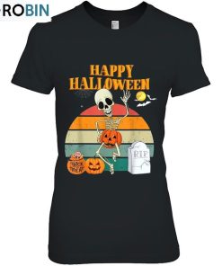 Funny Halloween Skeleton Spooky Party Unisex Shirt