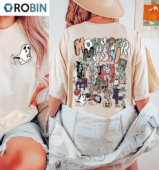 Funny Monster Mash Shirt , Comfort Colors Unisex Apparels For Halloween