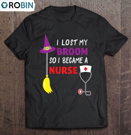 Funny Nurse Halloween Shirt Women Lpn Rn Cna Nursing Student Unisex Shirt