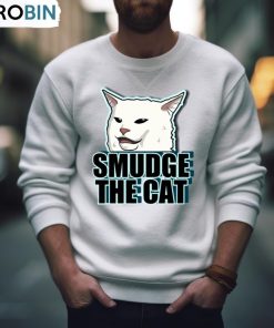 Funny Smudge The Cat Shirt, Hoodie, Ladies Tee