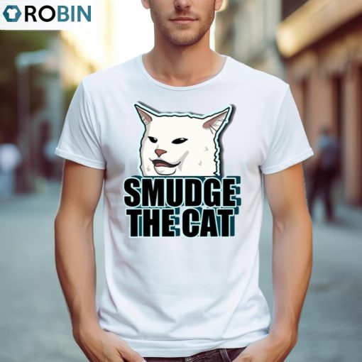 Funny Smudge The Cat Shirt, Hoodie, Ladies Tee
