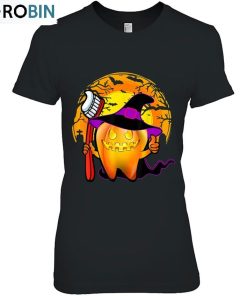 Funny Tooth Dental Hygiene Dentist Witch Halloween Costume Unisex Shirt