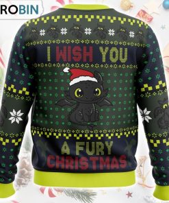 Fury Christmas Toothless Ugly Christmas Sweater
