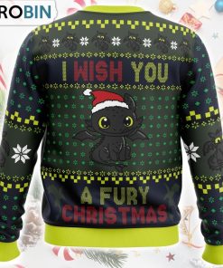 Fury Christmas Toothless Ugly Christmas Sweater