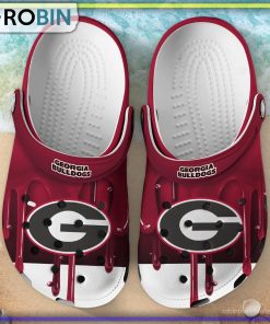 Georgia Bulldogs 3D Melting Paint Printed Crocs Shoes
