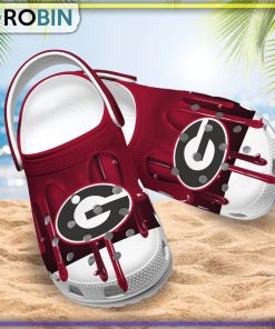 Georgia Bulldogs 3D Melting Paint Printed Crocs Shoes