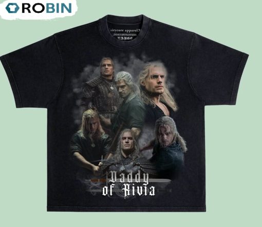 Geralt Of Rivia Daddy Of Rivia Trendy Tee Top Unisex Hoodie