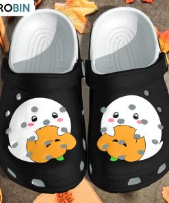 Ghost Eats Pumpkin Crocs Shoes