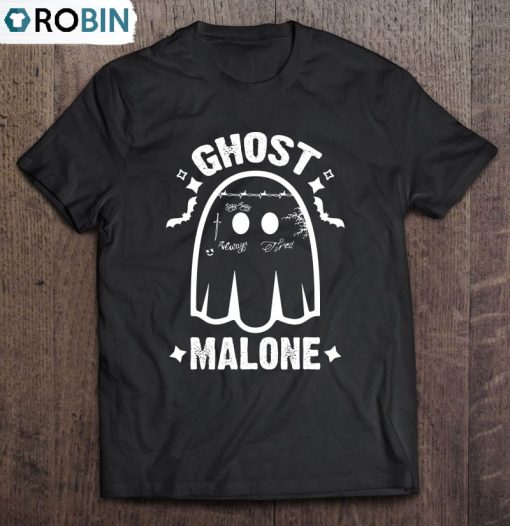 Ghost Malone Halloween Best Cute Ghost Gift Ver4 Unisex Shirt