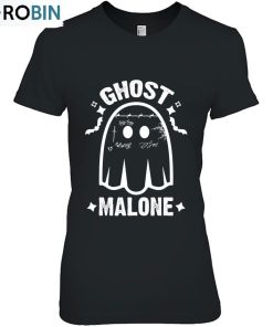 Ghost Malone Halloween Best Cute Ghost Gift Ver4 Unisex Shirt