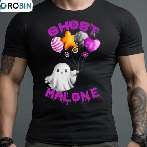 Ghost Malone Spooky Post Malone Halloween Shirt