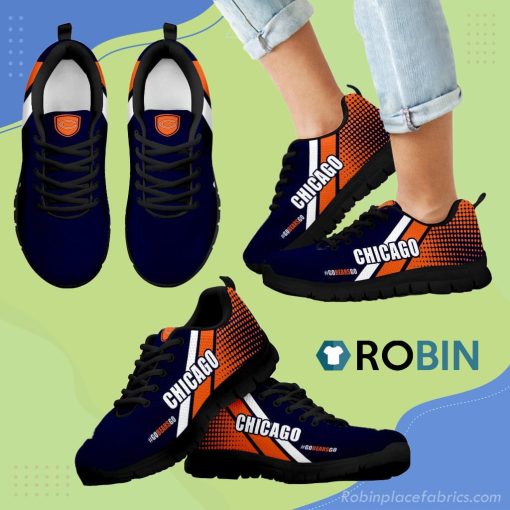 Go Chicago Bears Go Chicago Bears Breathable Running Sneaker