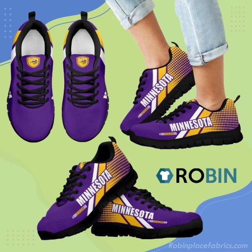 Go Minnesota Vikings Go Minnesota Vikings Breathable Running Sneaker