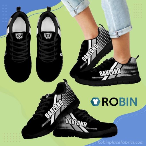 Go Oakland Raiders Go Oakland Raiders Breathable Running Sneaker