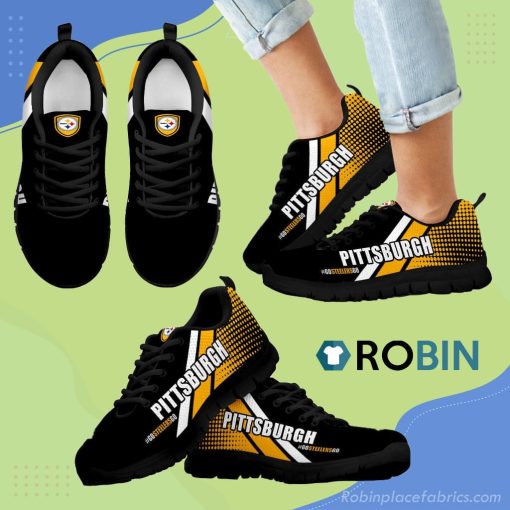 Go Pittsburgh Steelers Go Pittsburgh Steelers Breathable Running Sneaker