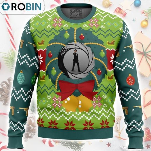 Golden Eye v2 Ugly Christmas Sweater