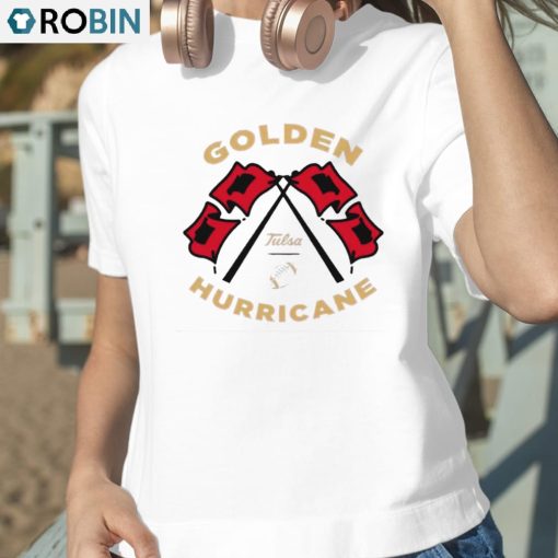 Golden Hurricane Flag Shirt