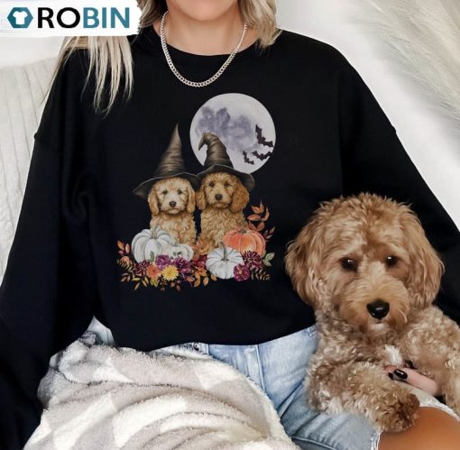 Goldendoodle Halloween Shirt, Halloween Dog Unisex Shirt